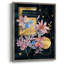 Moonlight Flowers IV, reproduction encadrée - bois massif-357348445