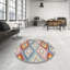 Tapis contemporain rouge / vert-1001756266