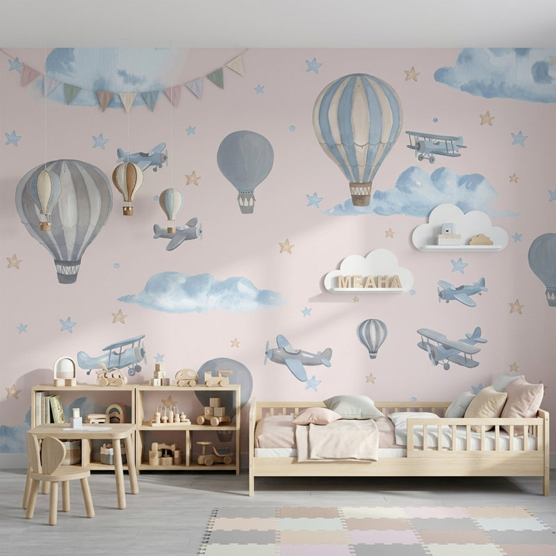 Papier peint air chambre à air, L 27,96 po x l 39 po