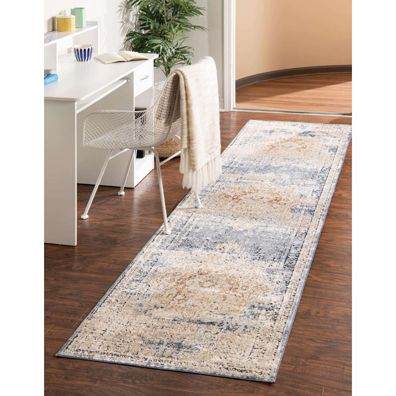 Parrado Ikat Indoor Rug, Runner 2'2" x 8'6"