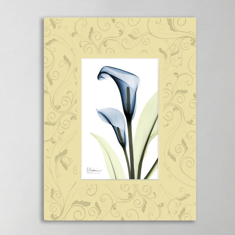 "Calla Lily", toile tendue par Albert Koetsier, H 16 po x l 12 po x P 1,5 po
