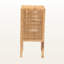 Table de chevet 1 porte en rotin de style bohémien Oaken H 29,21 po x l 13,55 po x P 12,82 po