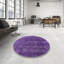 Tapis mauve à motif abstrait Rome-1846027585
