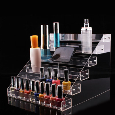 Mellinger Acrylic 6 Compartment Makeup Organizer