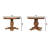 Solid Wood Valentina Round Dining Table Light Brown
