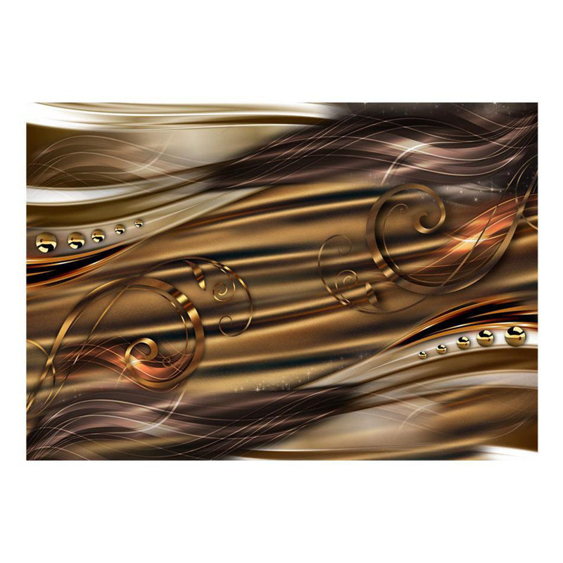 Murale Peel & Stick Glam - Havre ambré, L 110 po x l 154 po