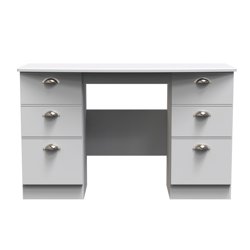 Fully Assembled Murier Dressing Table, Grey Matt/Grey Matt