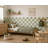 120-Inch Wide Two-Tone Green and Cream Checkered Half-Wall Decal, 48-Inch High-813227198-813227187