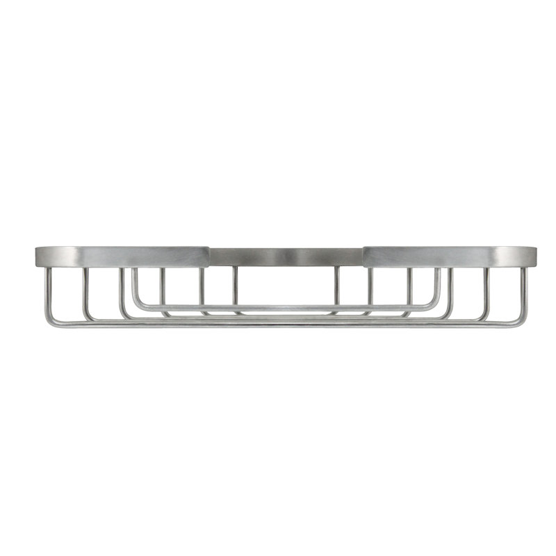 Drill / Screw Stainless Steel Shower Shelf, Satin Nickel