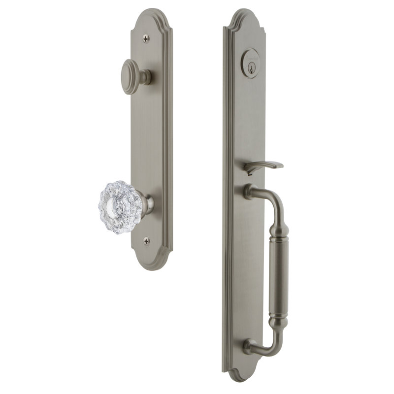 Ensemble complet de poignées factices Arc One, Nickel satiné