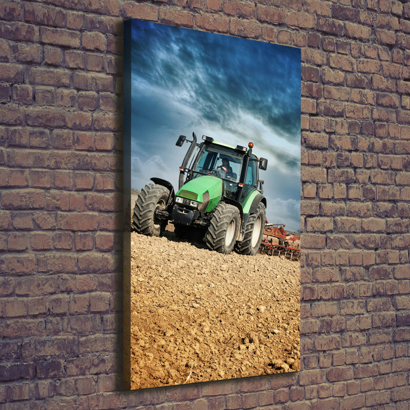 Tractor - Wrapped Canvas Print