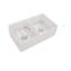Station de travail blanche pour évier de ferme - 33 po x 20 po x 10 po en porcelaine blanche
