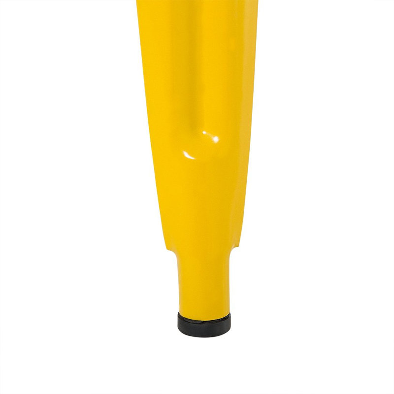 Iowa Park Counter Stool with Metal Frame, Yellow