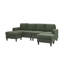 Canapé modulaire rembourré Cordory avec 2 repose-pieds Cordory-1541393044