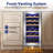 15" Dual Zone Wine Cooler, 30 Bottle Built-In or Freestanding Wine Refrigerator, Undercounter Wine Fridge with Reversible Door, Two Handle Options & Adjustable Shelves-118229006