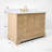 Varna 48 " W Freestanding Standard 1 Single Vanity Bathroom Vanity With Carrara Marble Top-1144216681-1144377352