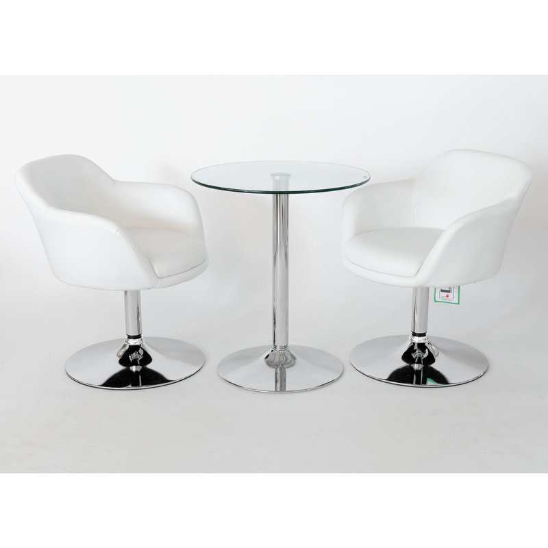 Janae 45cm H Upholstered Accent, White