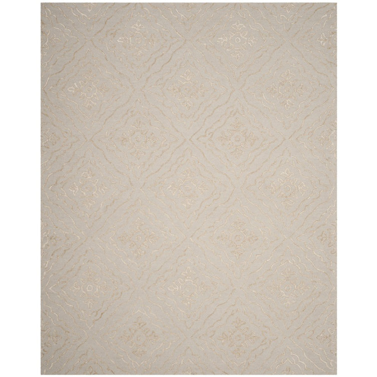 Denby Hand Tufted Wool And Viscose Floral Rug