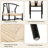 Wishbone Chair Solid Wood Y-Back Dining Chairs-2126938423