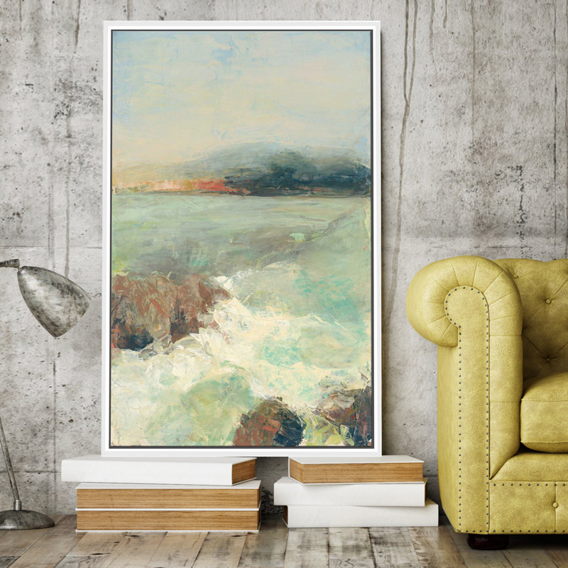 «Point Lobos Crop», reproduction de peinture acrylique sur toile, H 60 po x l 36 po x P 1,5 po, Toile tendue