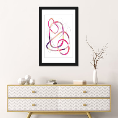 «Polychrome Tangle IV», impression sur toile