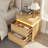 2-Drawer Nightstand With Light-1699569714