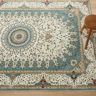 Oriental Machine Tufted Shag Area Rug