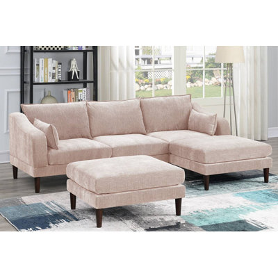 Kaiayyi Upholstered L-Shaped Sectional Reversible
