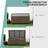 Jeriann Aluminum Outdoor Bench-2083885705