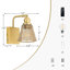 Applique murale vintage rechargeable avec télécommande et ampoule, à piles-3870653