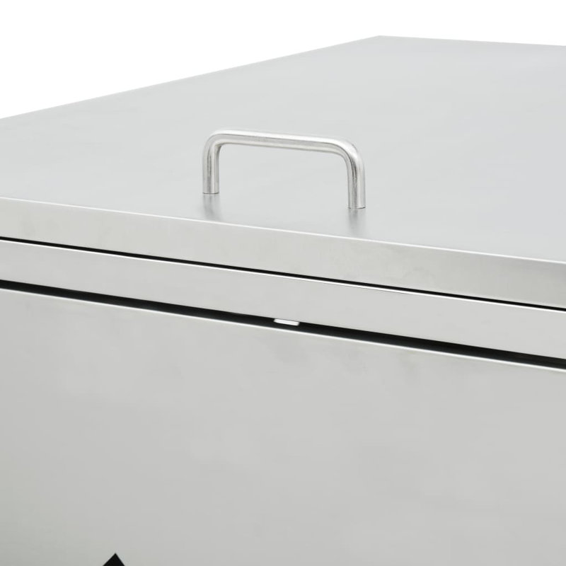 Remise à ordures horizontale en acier inoxydable l 9,06 pi. X P 2,54 pi. Curson, 1 bac