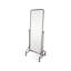 Miroirs pleine longueur rectangulaires en acier inoxydable
