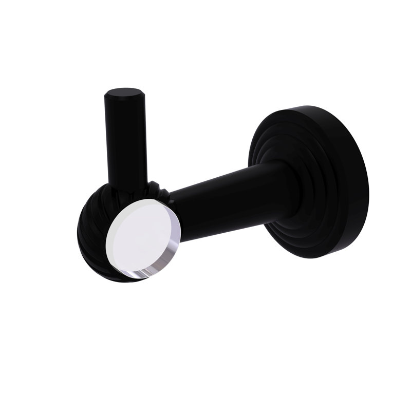 Pacific Beach Wall Mounted Robe Hook, Matte Black