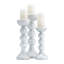 Élégant porte-bougie sculptural en verre avec design glamour et silhouette conique décorative-1339148662-1339148661