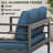 9 - Person Patio Conversation Set with Cushions-100749455-100749456