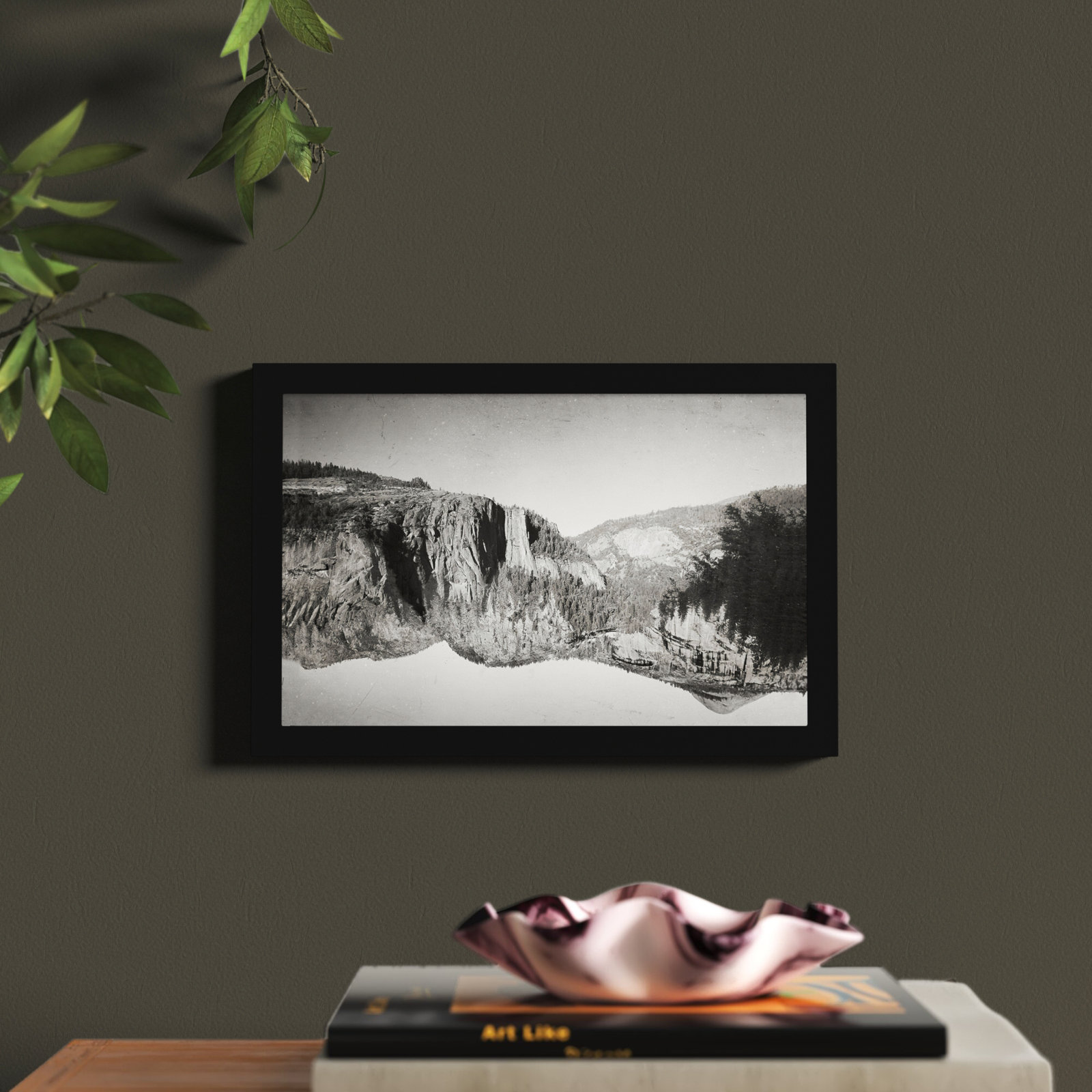 Negative Reality Inversion by F2images, Black, 18" H x 27" W