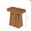 Solid Wood Pedestal End Table-368096752
