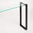 Mihrtad 47'' Glass Top Console Table-1194016406-1188955709