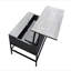 Table basse à plateau relevable gris