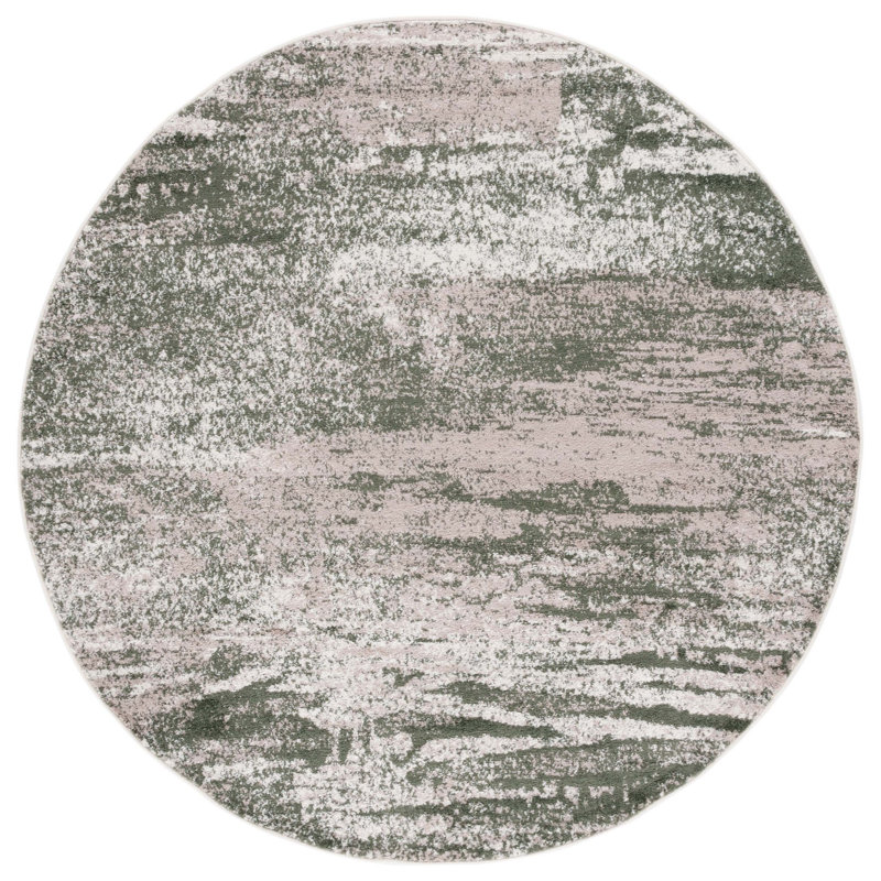 Manneville Performance Abstract Rug, Round 6'