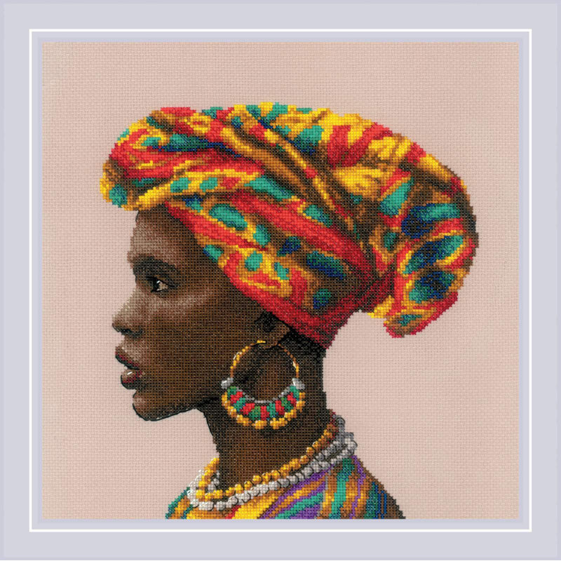  Kit de point de croix compté, Femmes étonnantes. Afrique - T2164