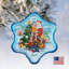 Ornement en forme de flocon de neige Holiday Splendor Guardian