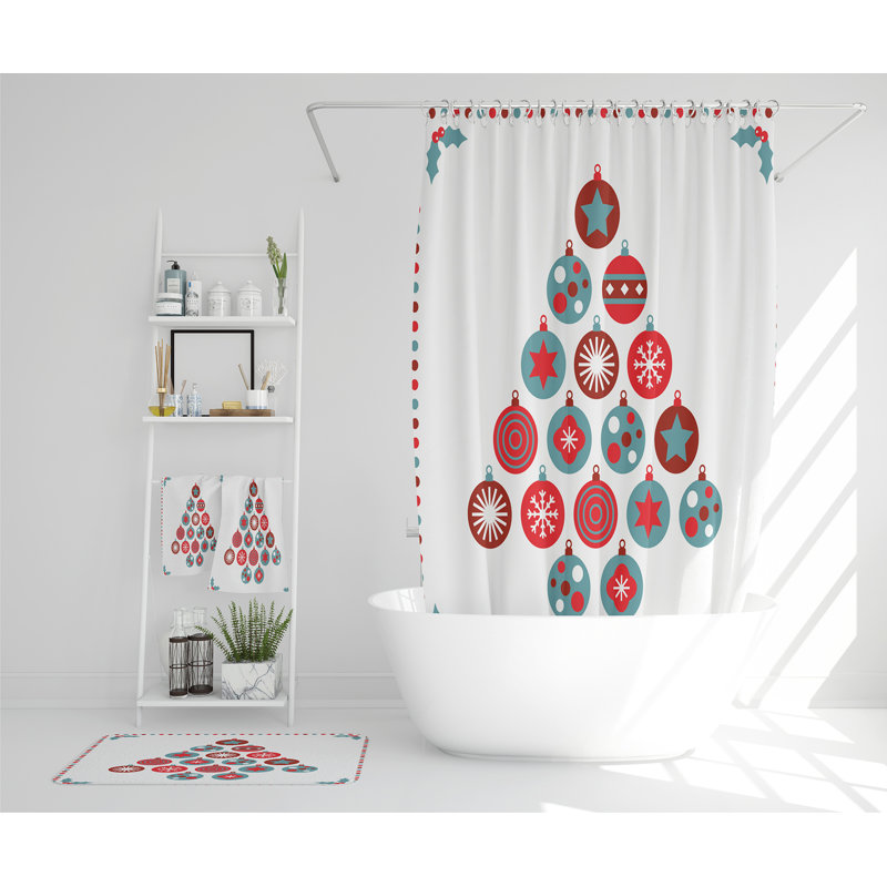 Joetta Polyester Shower Curtain Set