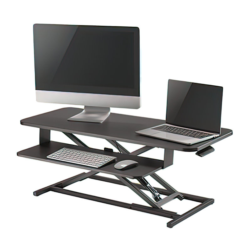 Adjustable Metal Base Standing Desk Converter
