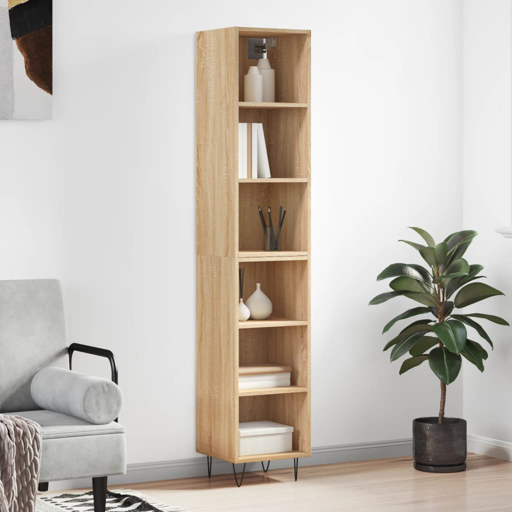 Standard-Bücherregal Brocklesby 180 x 35 cm