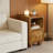 Small Narrow Nightstand With Drawers, Solid Wood Nightstand, Walnut Night Stand, Mid Century Side Table, Modern Bedside Tables For Bedroom-2507858-3224577