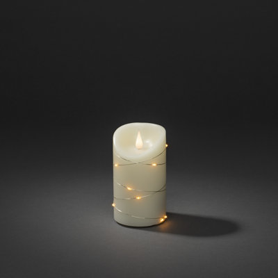 Unscented Flameless Pillar Candle