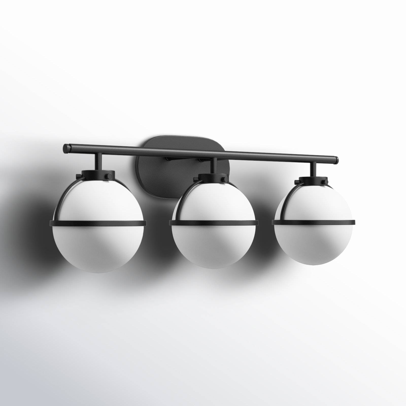 Arie 3 - Light Dimmable Vanity Light, Black