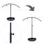 Tabletop Black Metal Jewellery Stand