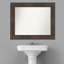 Miroir mural de salle de bain non biseauté 24,25 po x 30,25 po William-317817669